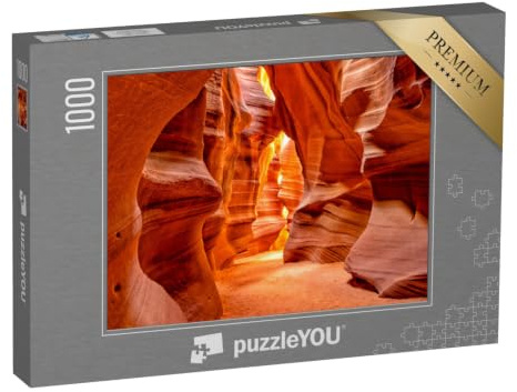 puzzleYOU: Puzzle 1000 Teile „Antelope Canyon Lichter und Felsen Arizona usa“ – aus der Puzzle-Kollektion USA, Amerika