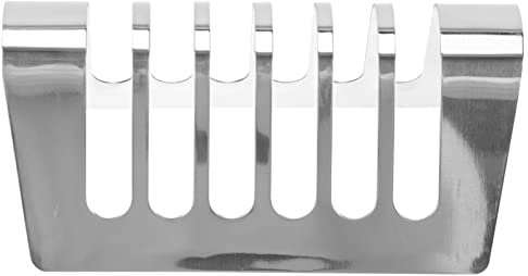 TOPBATHY Multi-functional Bread Stand Sliced Bread Placing Tray Silver Toast Rack for Home