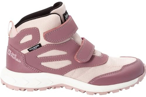 Jack Wolfskin Unisex Kinder Woodland Texapore Mid Vc K, Ash Mauve, 37 EU