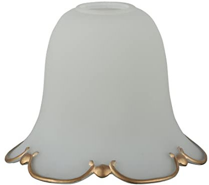 Paralume in Vetro Di Ricambio Per Lampada E27 - Per Basi, Sospensione a Soffitto, Tavolo - Bordo Luce