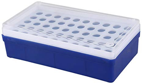 Boîte de support en plastique pour tube de centrifugeuse 50 douilles 1,5 ml