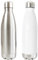 Sublimation Metal Water Bottle Print Sports Flask 500ml Vacuum Insulated Hot Warm Cold Tea Coffee Great for Work Gym School Travel Outdoor Drink Thermos (White, 1 Quantity)