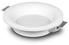 LEDKIA LIGHTING LED Downlight Einbaustrahlerring für Gips/Gipsplatten Integration Rund 18W Schnitt Ø333 mm UGR17 2700K Warmweiß