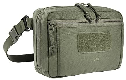 Tasmanian Tiger TT Tac Pouch 8.1 Hip Taktische Ausrüstungs-Tasche mit Molle-System und abnehmbarem Hüftgurt, Umhänge-Tasche, Hüft-Tasche, Rucksack Zusatz-Tasche - Oliv
