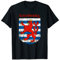 Luxemburg Flagge Letzebuerg Löwe Luxemburg Wappen T-Shirt