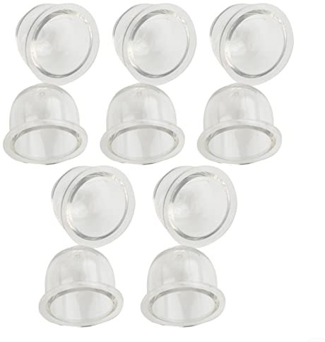 10 piezas cortacésped gasolina 22 mm bomba de combustible carburador cebador bombilla para motosierras sopladores recortadora desbrozadora