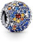 Amuefer Mercurio Charm Compatibili Bracciale Collana, Argento Sterling Oceano Ciondolo Natale Gioielli Regali per le Donne Ragazza Moglie Bambini Amici