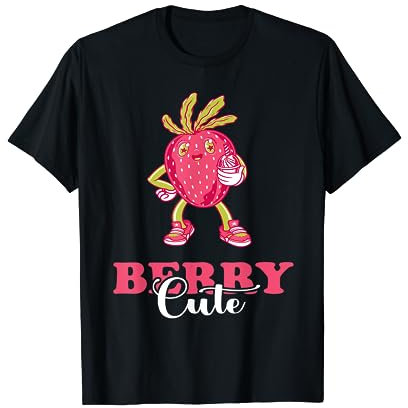 Shake Berry Adorable Sweet Strawberries Fruits d'été T-Shirt