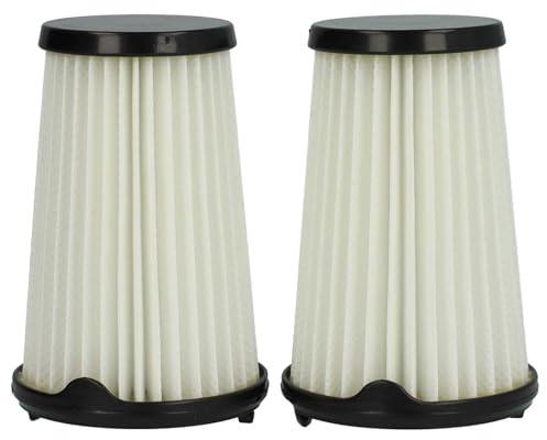 vhbw Filterset 2x Faltenfilter kompatibel mit AEG CX7-2-S360 | QX8-1-45CR, CX7-2-B360, CX7-2-I360 Staubsauger - Filter, Patronenfilter, schwarz weiß