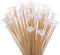 Toyland® Pack de bâtons et gobelets de ballons en bambou de 100 à 32 cm (12,5) - Respectueux de l'environnement, réutilisables et recyclables - Décoration de célébration et de fête