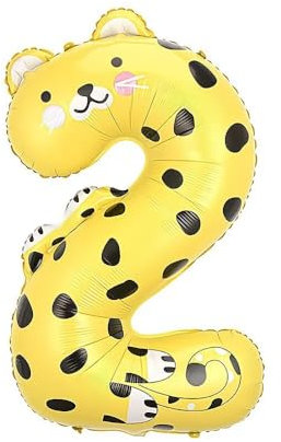 Vthoviwa 40 Zoll/18 Farbens Luftballon Zahlen 2 Tier, Luftballon 2. Geburtstag Foil Ballon, 0123456789,10-19,20-25,30,40,50,60,70,80,90, Folienballon 2 Party Dekoration Helium Unterstützen