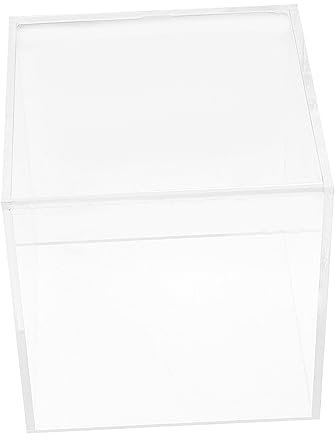 ibasenice 1 Boîte Boîte D'affichage Modèle Acrylique Raidisseur De Chapeau En Pvc Grattoir à Gelée Tajine Bureau Acrylique Vitrine Vitrine Vitrines Vitrine Transparente Ménage Boite à