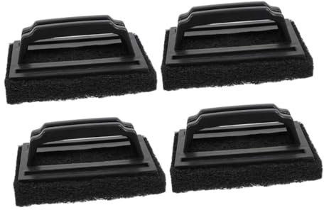 SEWOART 4pcs Bbq Cleaning Brush for Grilled Rack Practical Sponge Brush Removes Oil Film for Kitchen Scrubbing