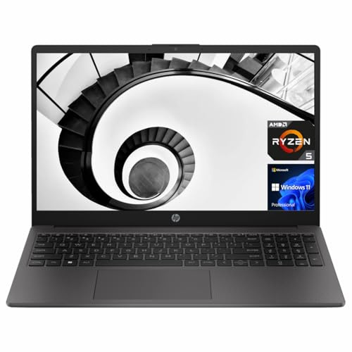 HP Business Notebook 255 G10, 15.6 Inch FHD Display, AMD Ryzen 5 7530U, 16GB RAM, 1TB PCIe SSD, Number Pad, Webcam, HDMI, Wi-Fi 6, Windows 11 Pro, Grey