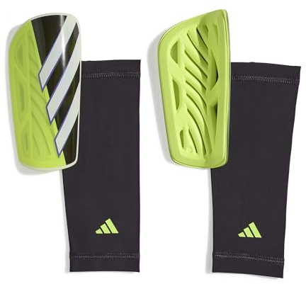 adidas Unisex TIRO SHINGUARD LEAGUE, Lucid Lemon/White/Lime Burst, XL