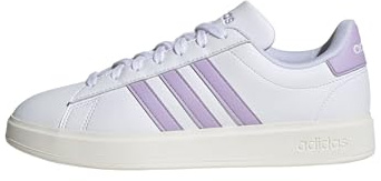 adidas Damen Grand Court Cloudfoam Lifestyle Court Comfort Shoes, FTWR White/Powder Plum/core White, 38 EU