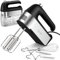 HaooAir 450W Electric Hand Mixer, 5 Speed Handheld Mixer with Scale Cup Storage Case, 5 Stainless Steel Accessories, Turbo Boost, Eject Button, Kitchen Mixer Food Mixer for Baking