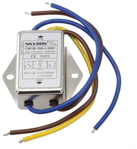 Filtro de alimentación CW1B CA 250 V para una supresión eficiente de bajas interferencias en dispositivos electrónicos 3A 6A 10A (CW1B-10A-L)