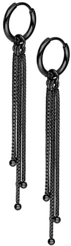 Wildcat Ohrringe - Little Square Venezia Chain Hoops (pair) - Roségold - Chirurgenstahl 316L - wasserfest, langlebig, hautverträglich