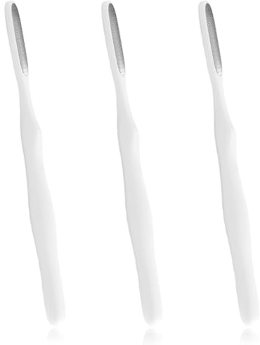 3 Pcs Mini Foot Grater, White Hard Skin Remover Foot Scrubber, Corn Remover for Feet, Foots Callus Removers Corn Removal Tool Foots Care Tools for Gifts and Daily Use