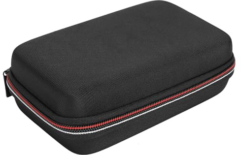 Ycauty Étui de Transport de Protection Rigide pour Nouvelle 3DS XL 2DS XL avec Fente de Jeu et Poche Intérieure, étui de Voyage pour Console de Jeu en Nylon Résistant à l'eau pour Les Joueurs, Noir