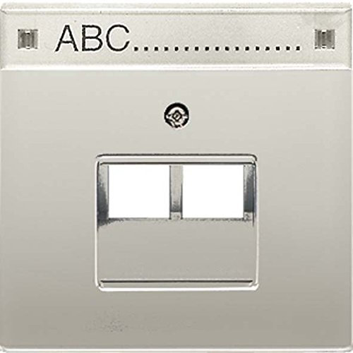 Jung ME2969 – 2 NAUAC – Platte Rotulo Anmeldung für 2 Toma uae-upo messingfarben Classic