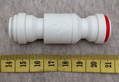 John Guest 3/8SCV 3/8 Push Fit Single Check Valve, Non Return Valve (Speedfit)