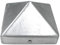 Connex Pfostenkappe Pyramide - 90 x 90 mm - Witterungsschutz für Pfosten & Zäune - Aluminium / Zaun-Abdeckung / Pfahlkappe / Zaunabdeckung / Zaunkappe / Säulenkappe / HV4326
