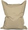 Lumaland Riesen-Sitzsack XXL 140x180 cm | Wasserfestes Indoor & Outdoor Liegekissen mit über 3 Mio. anpassungsfähigen EPS-Perlen | Bean Bag mit waschbarem Bezug & 5 Jahren Garantie [Beige]