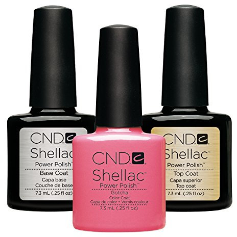 CND Original Shellac Gotcha Plus Base Coat Plus Top Coat 7.3 ml 1er Set 1 x 22 ml