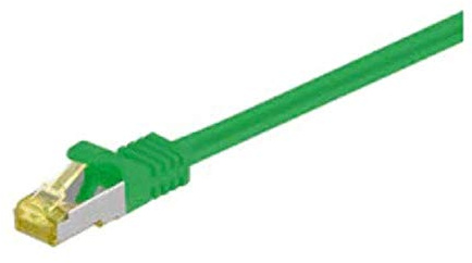 MicroConnect 1 m CAT7 S/FTP – Netzwerk-Kabel (RJ-45, RJ-45, männlich/männlich, CAT7, S/FTP (STP), grün)