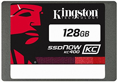 Kingston SKC400S37/128G SSDNow KC400 128 GB SATA 3 Internal Solid State Drive, Grey