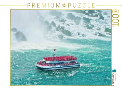 CALVENDO Puzzle Niagarafälle - American Falls und Horseshoe Fall 1000 Teile Puzzle quer | Lege-Größe cm Foto-Puzzle für glückliche Stunden