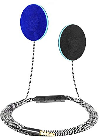 MMUSS Sleep Ultra Thin Pillow Speakers with Mic, Control Button for Sleep Headphones. Headband Headphone Replacement