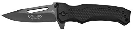 Camillus 19848 NS-8B Klappmesser, 8,3 cm Carbonitride Titanium AUS-8 Stahlklinge, GFN Griff,,schwarz, 20,3 cm cm | 8,3 cm Carbonitride Titanium AUS-8 Stahlklinge, GFN Griff