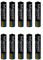 Lights4fun 10 Piles Solaires Rechargeables LR03/AAA Ni-MH 650mAh pour Lampes Solaires
