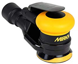 Mirka 2-in-1 Sander and Rotary Polisher, 77mm, Air-Powered, Medium Grit, 120x120x250mm, 1.22kg, Model 8992340111