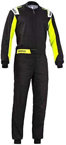 Sparco Unisex Rookie Kart Anzug, Blck/Fl, XS EU