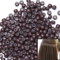 SEGO 100 Stück Nanorings mit Silikon 3 mm Einsatz Hair Extension für Microrings Haarteile Hellbraun