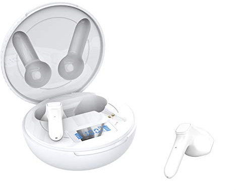 BLAUPUNKT Ecouteur Bluetooth - Ecouteur sans Fil Bluetooth - Kit Oreillette Bluetooth Invisible - earpods - Accessoires pour lecteurs - Oreillette - Ecouteurs sans Fil avec étui de Charge