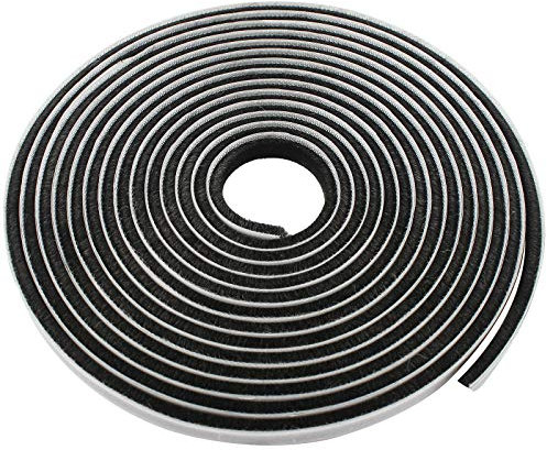 TamBee - Spazzola per rimuovere le intemperie e le intemperie, autoadesiva, per porte e finestre, 8,2 x 1,5 cm (5 m)