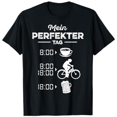 Lustiges EBike Fahrer Elektrofahrrad Mein perfekter Tag T-Shirt