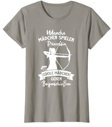 Pfeil Bogen Bogenschützen Coole Mädchen Gehen Bogenschießen T-Shirt