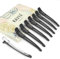 Kavya Becchi D'oca Per Capelli Pinze Per Capelli Parrucchieri Fermaglio Capelli Donna Con Tappetino Antiscivolo Hair Clip 10 Pcs 4,3 Pollici
