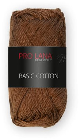 Pro Lana Basic Cotton 50g - Farbwahl (109 - mittelbraun)