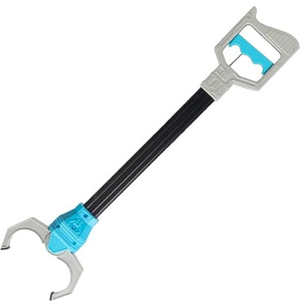 Perfeclan Kinder greifen Spielzeug zum Aufheben, Roboter-Klauengreifer, Werkzeuge, Abfallsammler, lustige Hand-Auge-Koordination, Spielspielzeug, grau