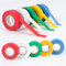 WINSOME Cinta aislante de colores, 10 rollos, impermeable, resistente al calor, 20 m x 19 mm, cinta aislante de PVC para cables y cables