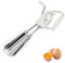 Hand Crank Egg Beater, Stainless Steel Rotary Manual Hand Mixer, Manual Egg Beaters Crank Double Egg Whisk for Kitchen Hand