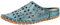 Gemini Damen Pantolette Sabot Leder Clog Cutouts 031195-02, Größe:39 EU, Farbe:Mehrfarbig