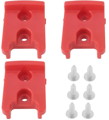 Briny River 3-teilige Wandhalterung für Kabellose Werkzeughalter mit Schrauben Bohrer-Wandhalterung Kompatibel mit Milwaukee M18 18 V 2,44 X 1,89 X 0,9 Zoll/0,5 X 0,92 Zoll